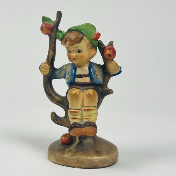Hummel 1950's  Apple Tree Boy & Apple Tree Girl 141 3/0 & 142 3/0 TMK2 - Picture 6 of 10
